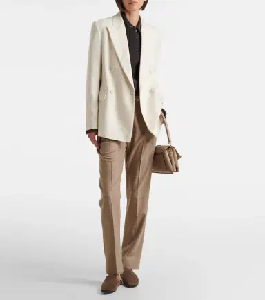 ELEVENTY Wool, silk, and linen-blend blazer | Thumbnail 5