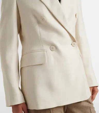 ELEVENTY Wool, silk, and linen-blend blazer | Thumbnail 6