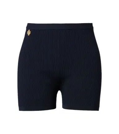 Saint Laurent Ribbed-knit biker shorts | Thumbnail 1 Saint Laurent Ribbed-knit biker shorts | Thumbnail 1