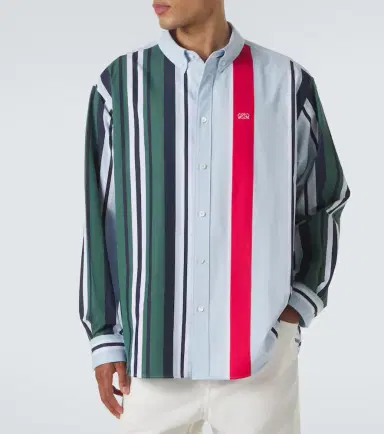 Loewe Double L striped cotton twill shirt | Thumbnail 5