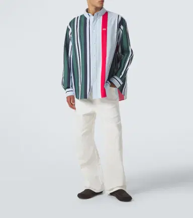 Loewe Double L striped cotton twill shirt | Thumbnail 6
