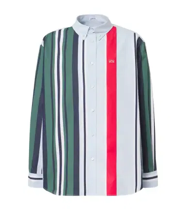Loewe Double L striped cotton twill shirt | Thumbnail 1
