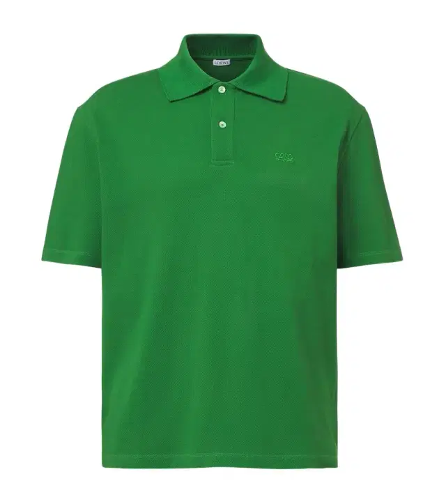 Loewe Logo embroidered cotton polo shirt
