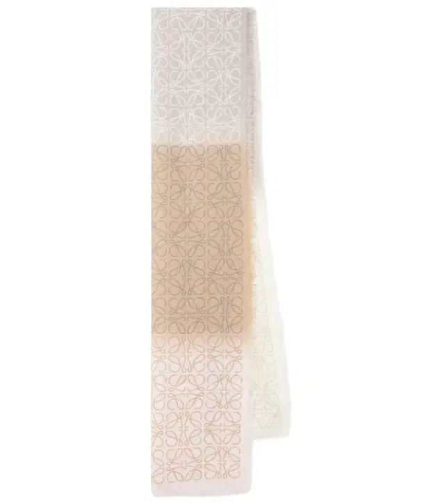 Loewe Anagram wool, silk and cashmere scarf