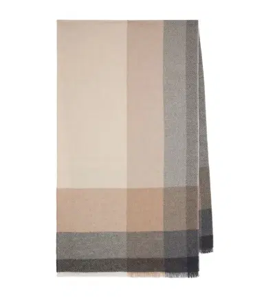 Brunello Cucinelli Checked wool and cashmere scarf | Thumbnail 1