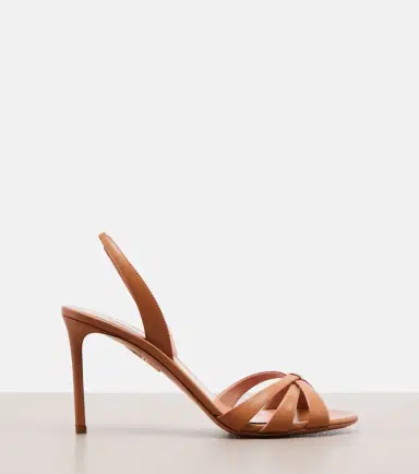 Aquazzura Tati leather slingback sandals | Thumbnail 3 Aquazzura Tati leather slingback sandals | Thumbnail 3