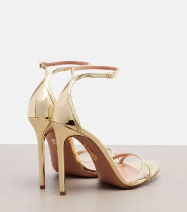 Aquazzura Metallic leather sandals | Thumbnail 3 Aquazzura Metallic leather sandals | Thumbnail 3