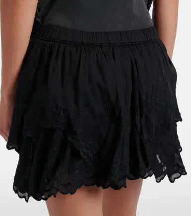 Marant Étoile Layale embroidered cotton shorts | Thumbnail 2