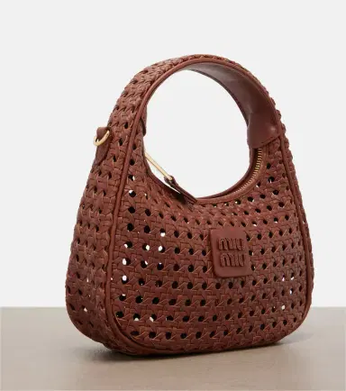 Miu Miu Wander leather top-handle bag | Thumbnail 2 Miu Miu Wander leather top-handle bag | Thumbnail 2