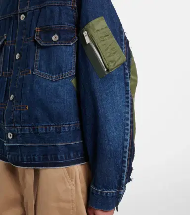 Sacai Denim bomber jacket | Thumbnail 3 Sacai Denim bomber jacket | Thumbnail 3