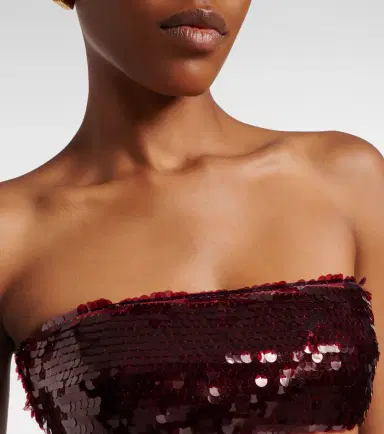 Adriana Degreas Sequined bandeau top | Thumbnail 4