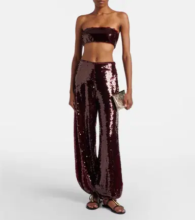 Adriana Degreas Sequined bandeau top | Thumbnail 5