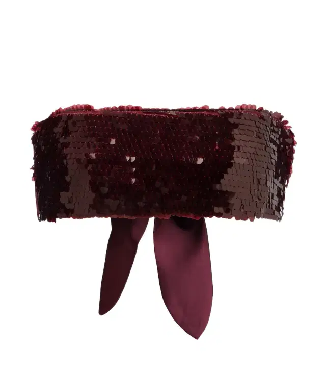 Sequined bandeau top