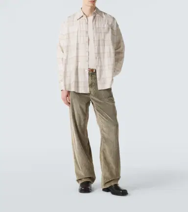 Our Legacy Borrowed plaid cotton flannel shirt | Thumbnail 2 Our Legacy Borrowed plaid cotton flannel shirt | Thumbnail 2