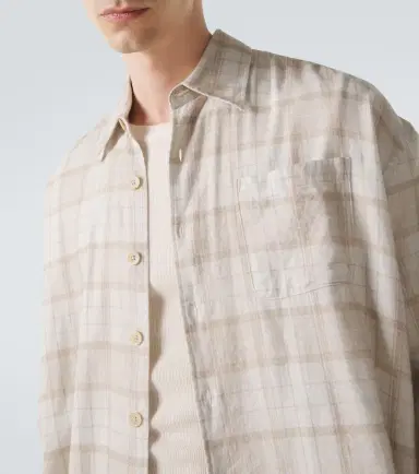 Our Legacy Borrowed plaid cotton flannel shirt | Thumbnail 3 Our Legacy Borrowed plaid cotton flannel shirt | Thumbnail 3