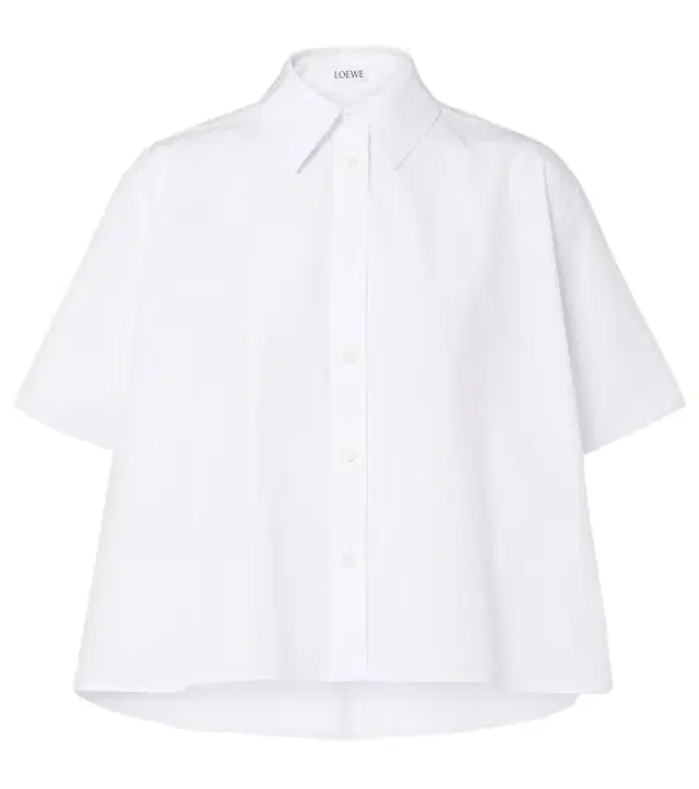 Double L cotton poplin shirt