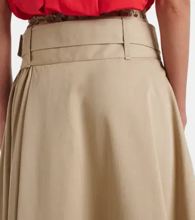 Loewe Belted cotton and silk maxi skirt | Thumbnail 2 Loewe Belted cotton and silk maxi skirt | Thumbnail 2