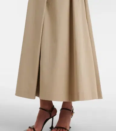 Loewe Belted cotton and silk maxi skirt | Thumbnail 6 Loewe Belted cotton and silk maxi skirt | Thumbnail 6
