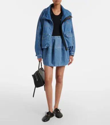 Loewe Double L denim miniskirt | Thumbnail 2 Loewe Double L denim miniskirt | Thumbnail 2