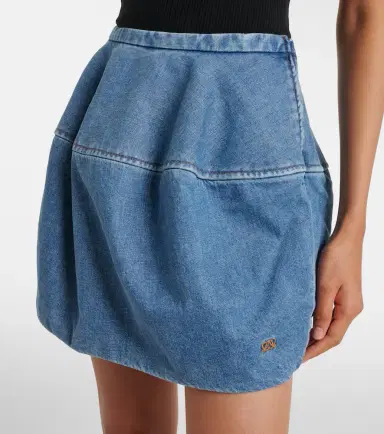 Loewe Double L denim miniskirt | Thumbnail 4 Loewe Double L denim miniskirt | Thumbnail 4