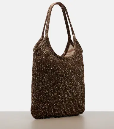Miu Miu Ivy sequined mesh shopper | Thumbnail 2