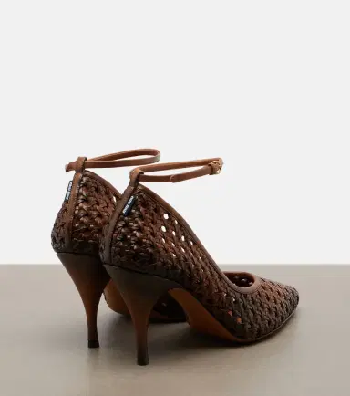 Miu Miu Woven leather pumps | Thumbnail 2