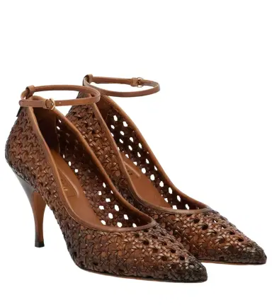 Miu Miu Woven leather pumps | Thumbnail 1