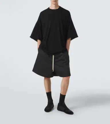 Rick Owens Faun faille Bermuda shorts | Thumbnail 5 Rick Owens Faun faille Bermuda shorts | Thumbnail 5