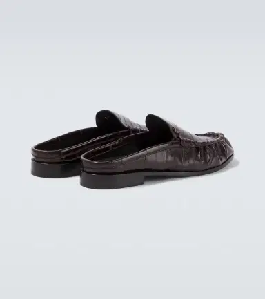 Saint Laurent Le Loafer eel leather mules | Thumbnail 6