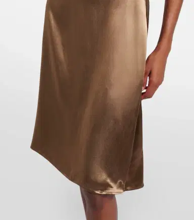 Miu Miu Open-back satin minidress | Thumbnail 4