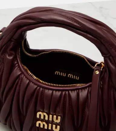Miu Miu Wander Mini matelassé leather top-handle bag | Thumbnail 3