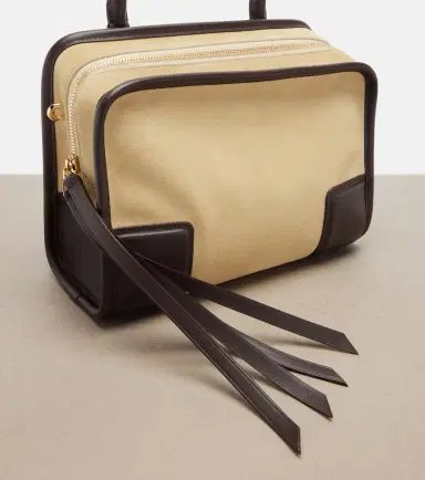Loewe Amazona 180 Small suede top-handle bag | Thumbnail 2 Loewe Amazona 180 Small suede top-handle bag | Thumbnail 2