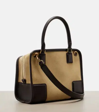 Loewe Amazona 180 Small suede top-handle bag | Thumbnail 3 Loewe Amazona 180 Small suede top-handle bag | Thumbnail 3