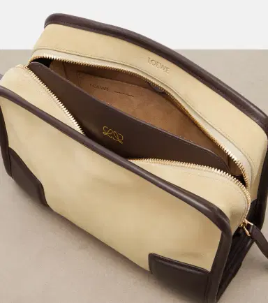 Loewe Amazona 180 Small suede top-handle bag | Thumbnail 4 Loewe Amazona 180 Small suede top-handle bag | Thumbnail 4