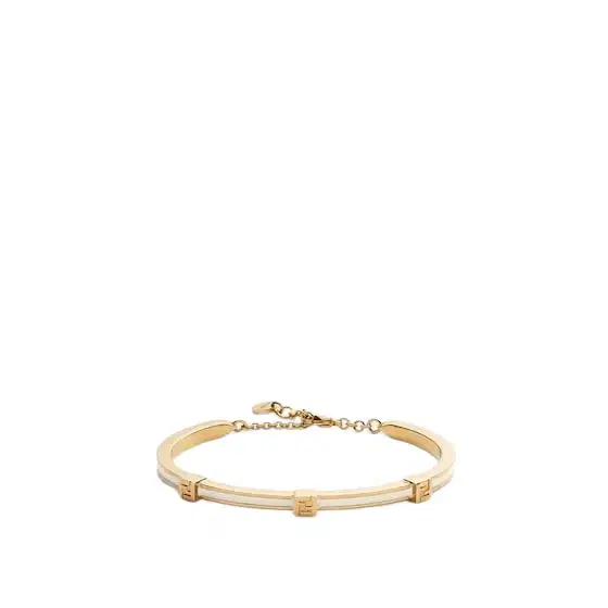 Fendi Slender, rigid bracelet with iconic FF logo detail