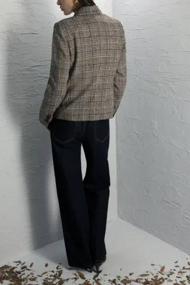 Brunello Cucinelli Check Print Suit Jacket | Thumbnail 5
