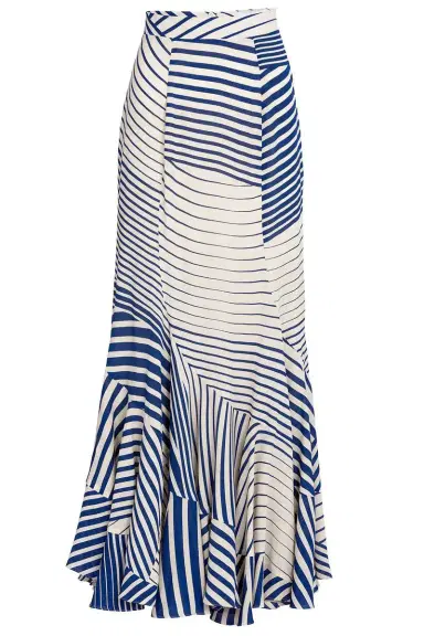 Silvia Tcherassi Florina Skirt - Blue Stripes | Thumbnail 1 Silvia Tcherassi Florina Skirt - Blue Stripes | Thumbnail 1