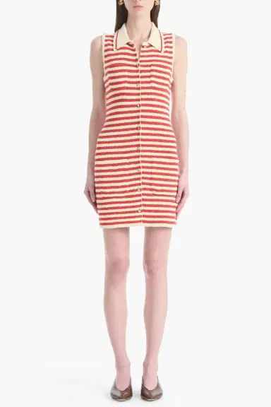 Altuzarra Mamie Dress - Red | Thumbnail 4