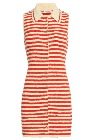Altuzarra Mamie Dress - Red | Thumbnail 1