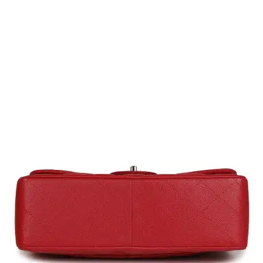 Chanel Chanel Jumbo Classic Double Flap Bag Red Shiny Caviar Gold Hardware | Thumbnail 6 Chanel Chanel Jumbo Classic Double Flap Bag Red Shiny Caviar Gold Hardware | Thumbnail 6