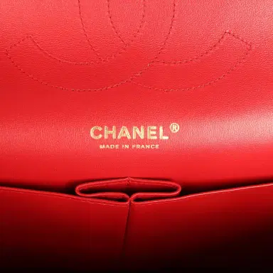 Chanel Chanel Jumbo Classic Double Flap Bag Red Shiny Caviar Gold Hardware | Thumbnail 8 Chanel Chanel Jumbo Classic Double Flap Bag Red Shiny Caviar Gold Hardware | Thumbnail 8