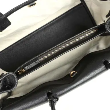 Chanel Chanel Medium "Urban Essential" East West Shopping Tote Black Caviar Gold Hardware | Thumbnail 7