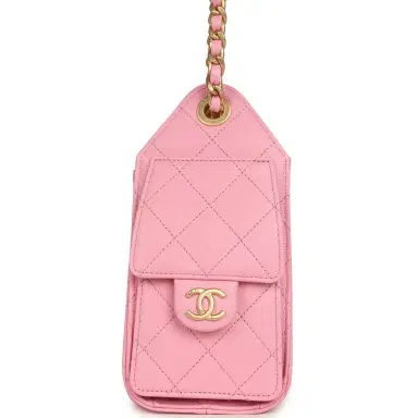 Chanel Chanel Mini 25 Hobo Bag Pink Caviar Antique Gold Hardware | Thumbnail 3