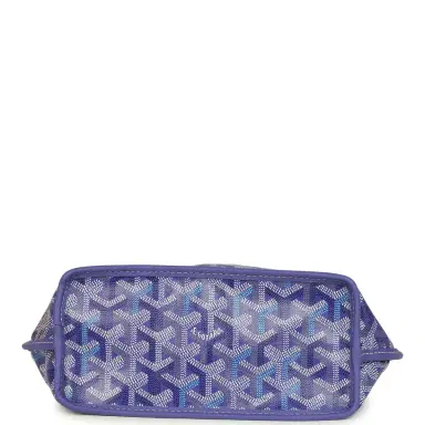 goyard Goyard Goyardine Anjou Blueberry Purple Mini Bag Palladium Hardware | Thumbnail 6