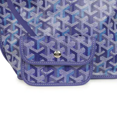 goyard Goyard Goyardine Anjou Blueberry Purple Mini Bag Palladium Hardware | Thumbnail 7