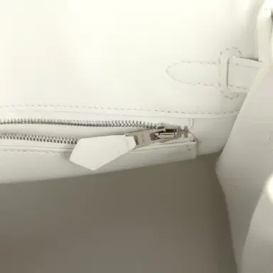 HERMÈS Hermes Birkin 25 New White Swift Palladium Hardware | Thumbnail 9 HERMÈS Hermes Birkin 25 New White Swift Palladium Hardware | Thumbnail 9