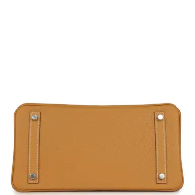 HERMÈS Hermes Birkin 30 Natural Sable Togo Palladium Hardware | Thumbnail 6 HERMÈS Hermes Birkin 30 Natural Sable Togo Palladium Hardware | Thumbnail 6