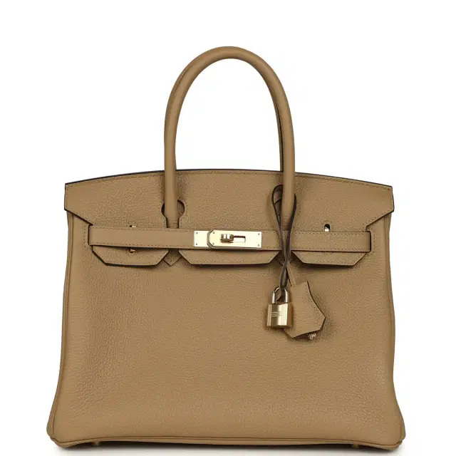 hermes Hermes Birkin 30 Poussiere Togo Permabrass Hardware