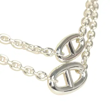 HERMÈS Hermes Farandole Rope Necklace 80cm Sterling Silver Hardware | Thumbnail 3 HERMÈS Hermes Farandole Rope Necklace 80cm Sterling Silver Hardware | Thumbnail 3