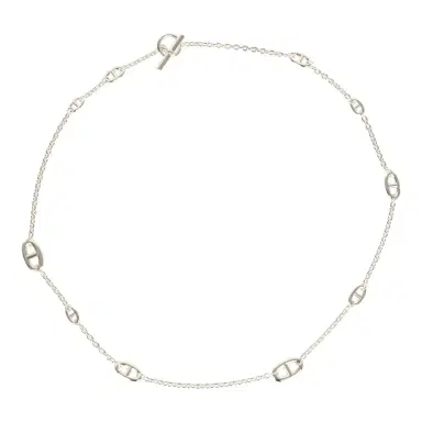 HERMÈS Hermes Farandole Rope Necklace 80cm Sterling Silver Hardware | Thumbnail 1 HERMÈS Hermes Farandole Rope Necklace 80cm Sterling Silver Hardware | Thumbnail 1